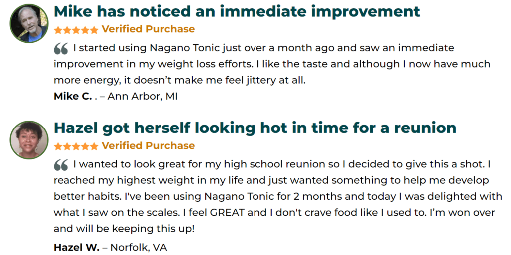 nagano lean body tonic review, Natural Weight-Loss Supplement